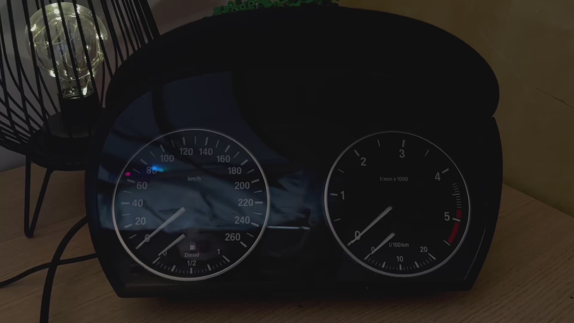 BMW E90 Simracing-Zähler